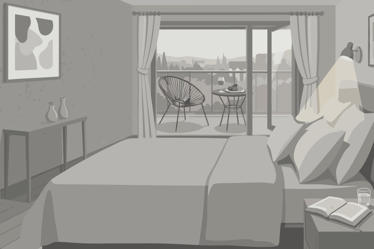 Basic Vierbettzimmer (2 Erwachsene + 2 Kinder)